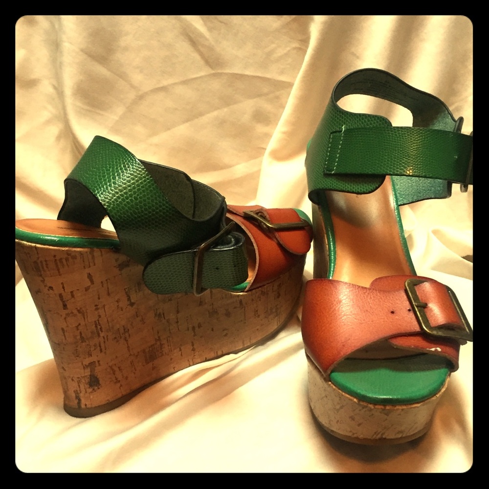 Wedge heeled sandals